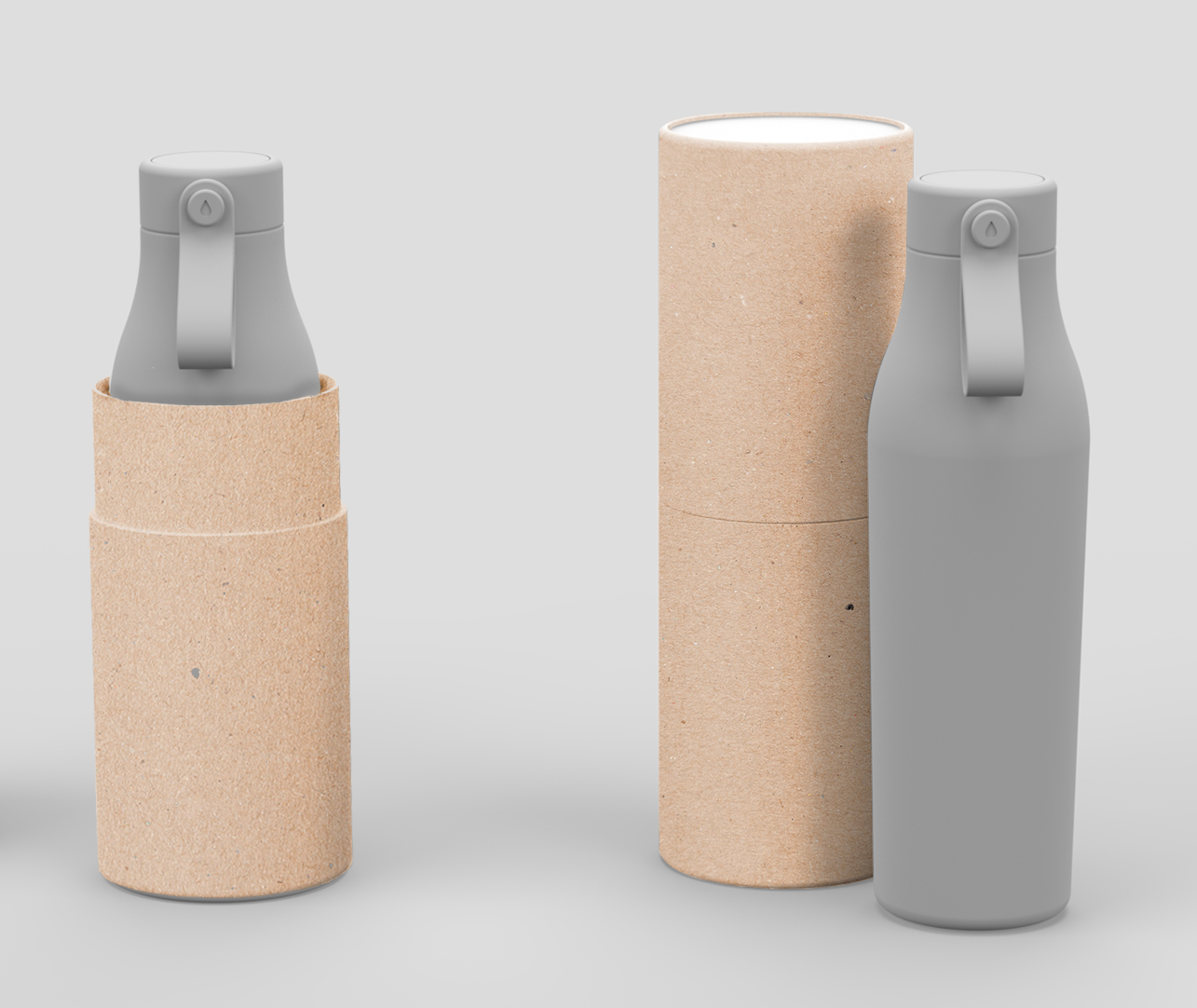 MOO Water Bottle Packaging