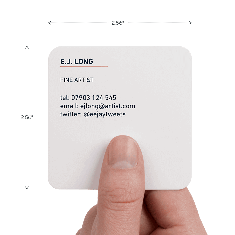 Business Card Size Template